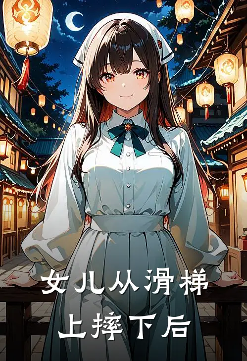 女儿从滑梯上摔下后