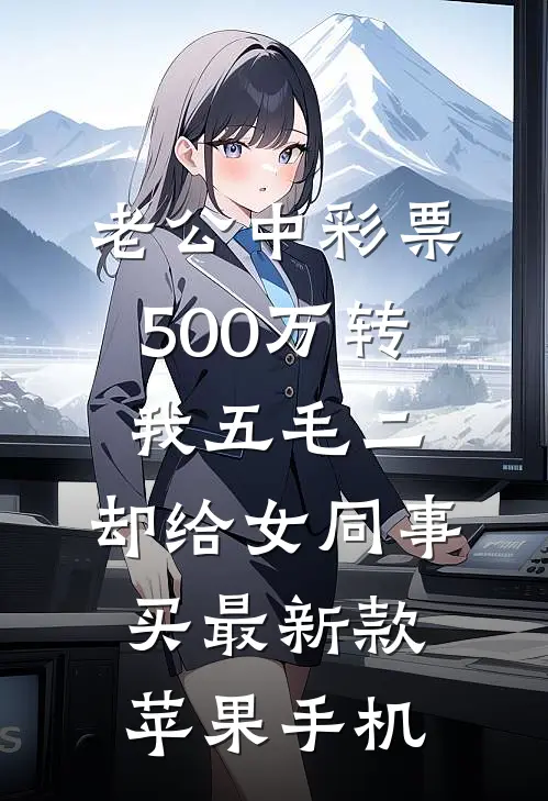 老公中彩票500万转我五毛二，却给女同事买最新款苹果手机