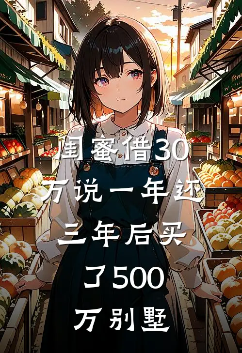 闺蜜借30万说一年还，三年后买了500万别墅